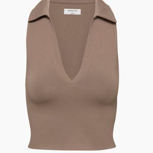 Aritzia Babaton Contour Polo Tank Body-hugging polo tank